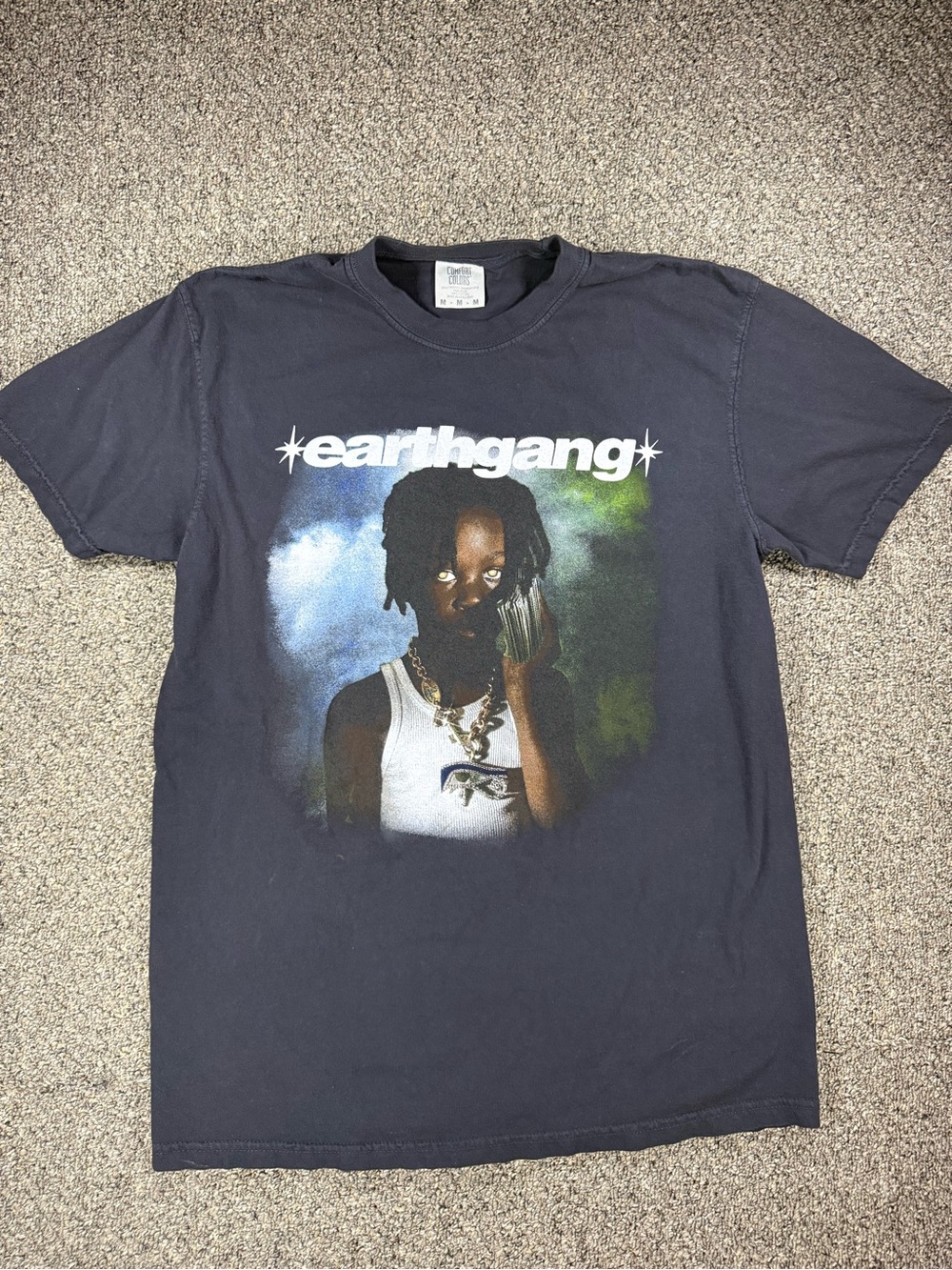 EarthGang “ghetto gods” Graphic T-Shirt  Band Tee Size M